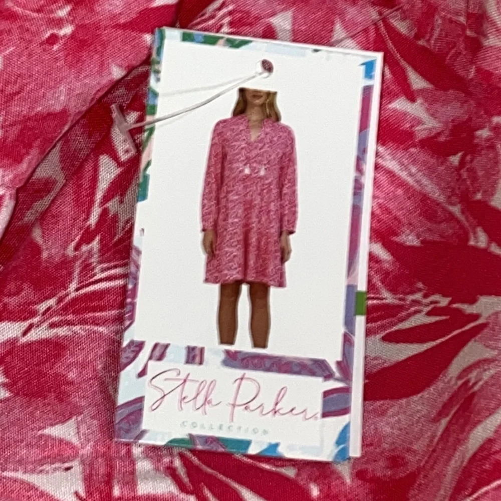 Stella Parker NWT size large PINK pink petal shower dress. New with tags - Picture 9 of 14